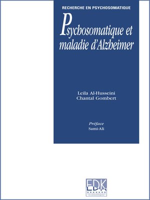cover image of Psychosomatique et maladie d'Alzheimer
